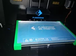 Locking glass bed braces - FlashFarge Creator Pro