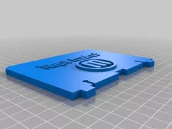 Makerbot Replicator Backplate with Logo
