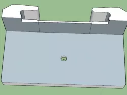 Miele fridge door bracket