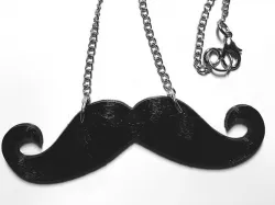 Moustache/Mustache Movember Necklace Pendant