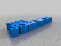 Mr.My Customized Variable WORD Sculpture