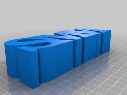 My Customized 3 Letters in a Row