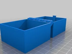My Customized Hinged Box With Latch, Somewhat Parametric and Printable In One Piece