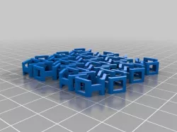 My Customized HoHoHo Tissue - A hexagonal chain mail V3