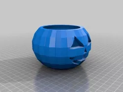 My Customized Jack O' Lantern with Removable Lid