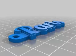 My Customized Multiline Tag or Keychain
