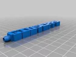 My Customized Retro Font Word Pen
