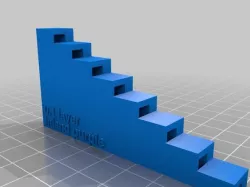 My Customized Surface Test: Temp Calibration Stairs ()