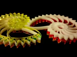 Nautilus Gears Acrylic laser cut + 3d print