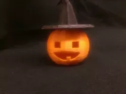 Pumpkin with hat