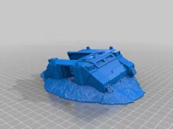 Rhino Wreck for 28mm Gaming