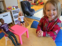 Simple Barbie Table