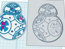Star Wars BB8 cookie cutter