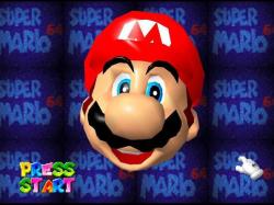 Super Mario 64 Mario Head