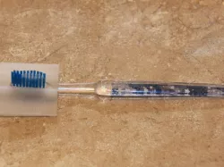 Toothbrush / toothpaste aid