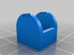 2 button cell battery holder