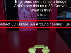 Abstract Bridge: An Art-Engineering Fusion