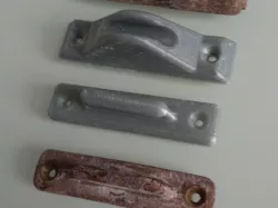 Caravan door clamp