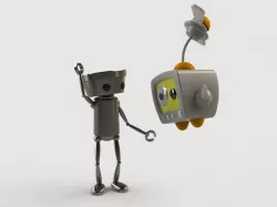 Chibi Robo and Telly