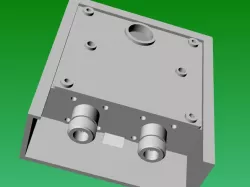 Coax Dual Wall box outlet