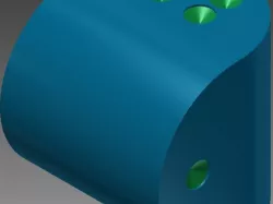 Curved 4 sided dice