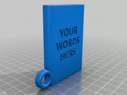 Customizable Book Keychain - Beta