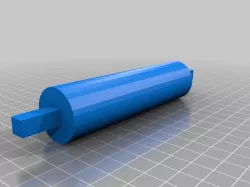 eje rollo porta bobina