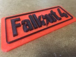 Fallout 4 Logo Card