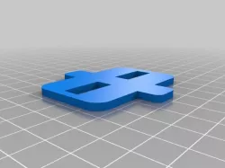 Hinge back plate for Blum type hinges