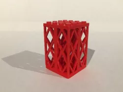 Lego brick no. 2580 Support 2 x 2 x 5 Lattice Pillar, Complete Assembly x4