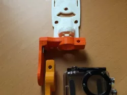 Longer Gimbal arm to mount camera housing