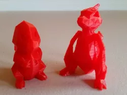Low-Poly Charmeleon