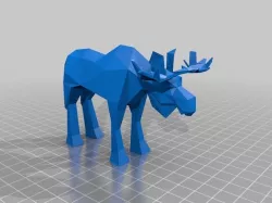 Low Poly Moose