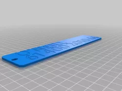 My Customized 2Multiline Tag or Keychain