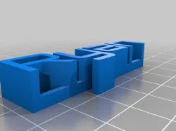 My Customized 3D name plate