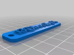 My Customized Multiline Tag or Keychain