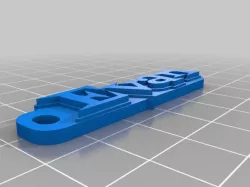 My Customized Multiline Tag or Keychain