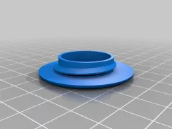 My Customized Parametric Hole Grommet & Snap-in Flush Cover