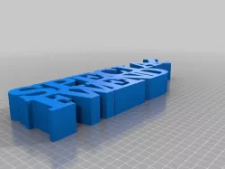 My Customized Variable WORD Sculpture