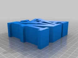 My Customized WORD Sculpture