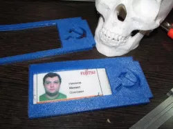 Parametric passcard holder (CCCP edition)
