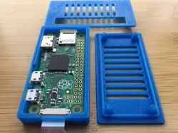 Raspberry Pi Zero Case - Snapfit, Screwless, inc. camera slot