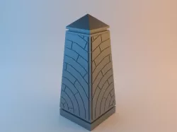 Structured wargaming obelisk