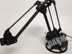 3d print desktop robot arm(DARM)