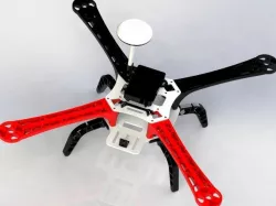 3D printed F450 type quadcopter
