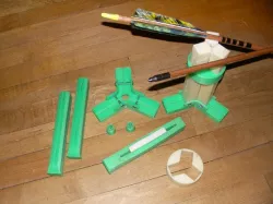 5" straight fletching arrow jig