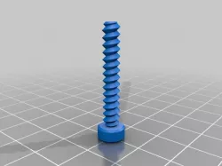7mm Head D, 5mm D, 34mm L