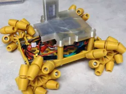 All-3d-Printed Mecanum Wheel Rover using Parametric Wheels