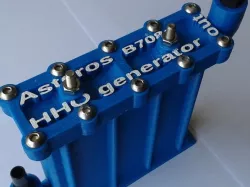 Asteros B708a 3d printed Hydrogen Generator