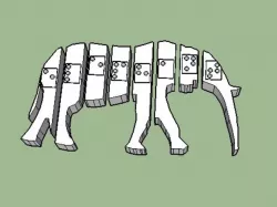 Braille elephant
